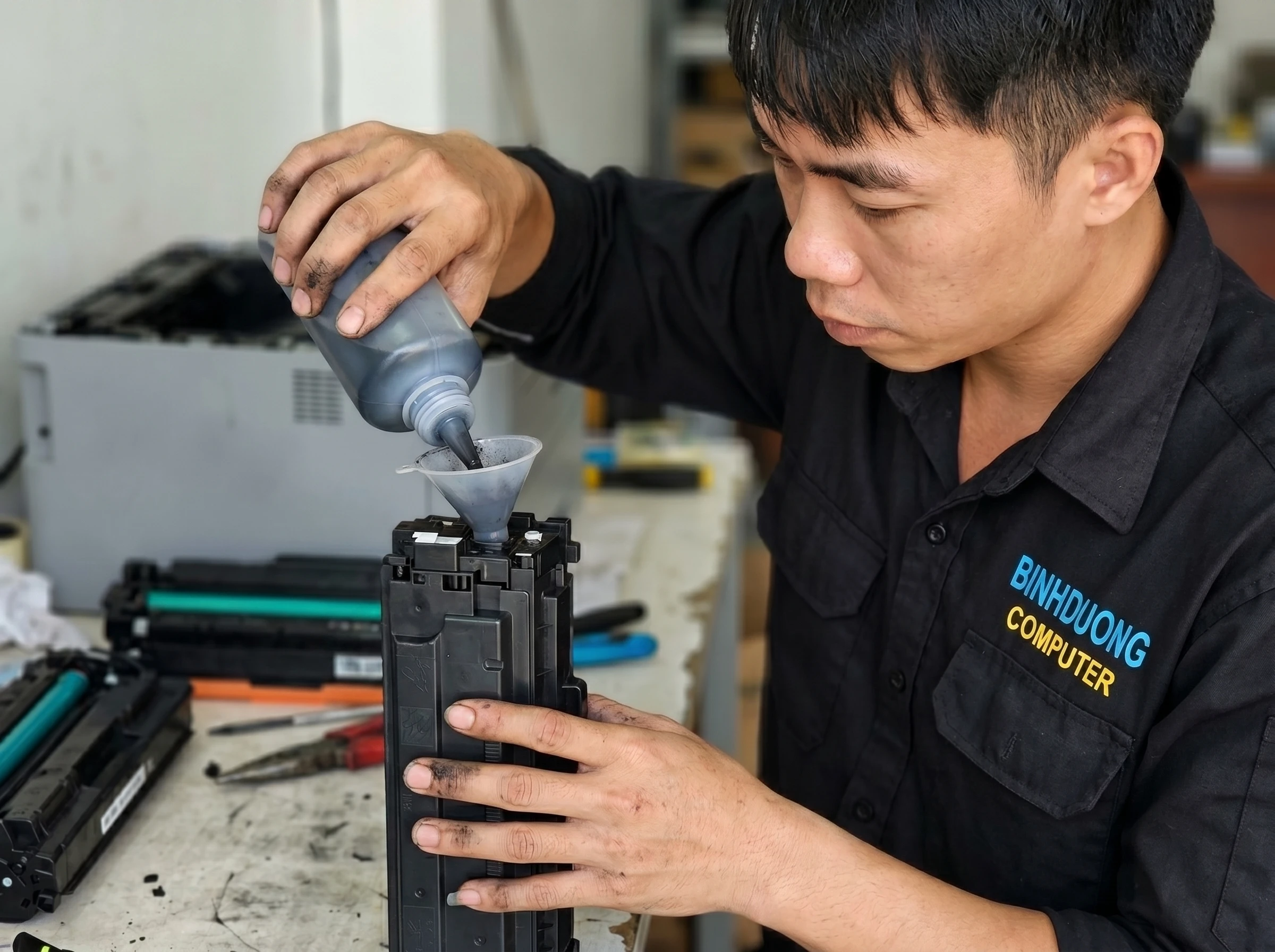 nạp mực bến cát nạp mực bến cát