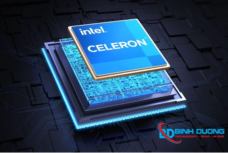 Hiệu năng mạnh mẽ với vi xử lý Intel Celeron