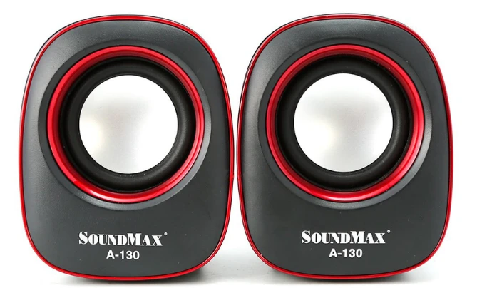 Loa vi tính Soundmax A130 (2.0) 6W Đỏ Loa vi tính Soundmax A130 (2.0) 6W Đỏ