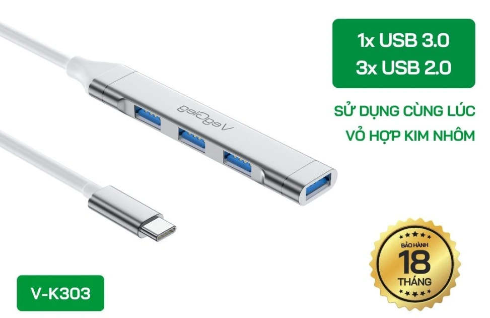 Đánh giá hiệu năng của HUB USB VegGieg Type-C