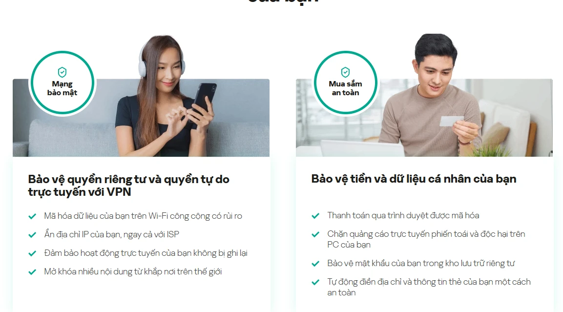 an toàn khi sử dụng trực tuyến